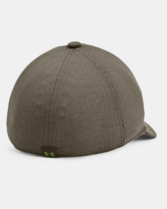 Boys' UA ArmourVent™ Stretch Hat, Green, pdpMainDesktop image number 1